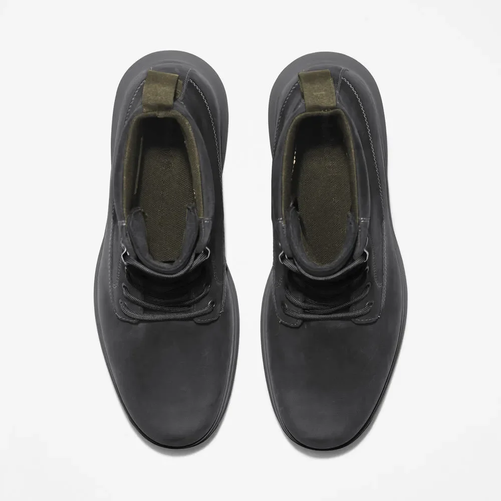 TIMBERLAND MEN'S 13 ATWELLS AVE ANKLE BOOT JET BLACK NUBUCK NIB